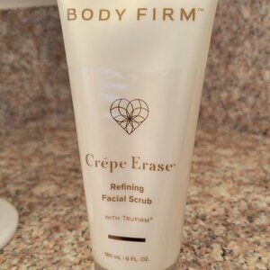 Body Firm Crepe Erase Refining Facial Scrub w/ TruFirm 6 fl oz - NEW & SEALED!